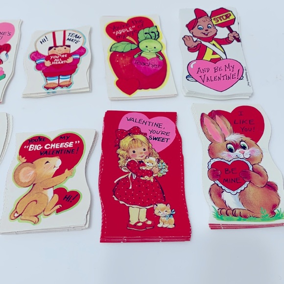 Valentines cards for scrapbook ephemera vintage old school - Picture 3 of 10